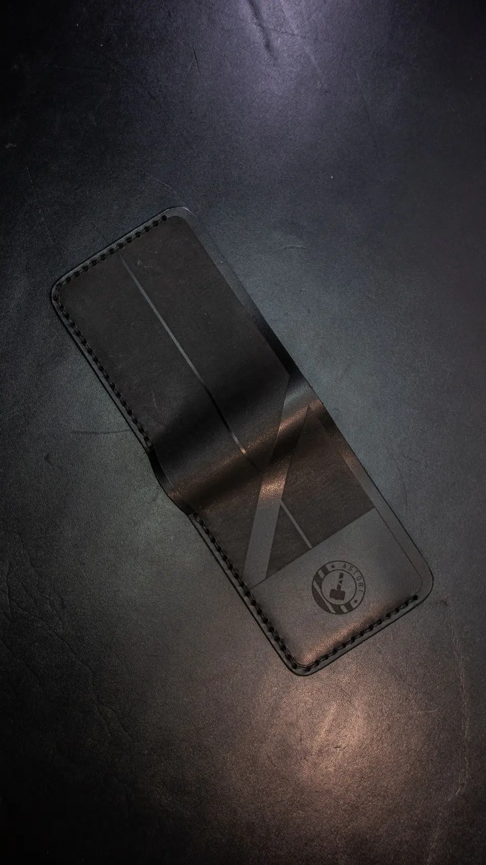 Billetera de Cuero – Edición Conceptual “Líneas Modernas” | Astori 3