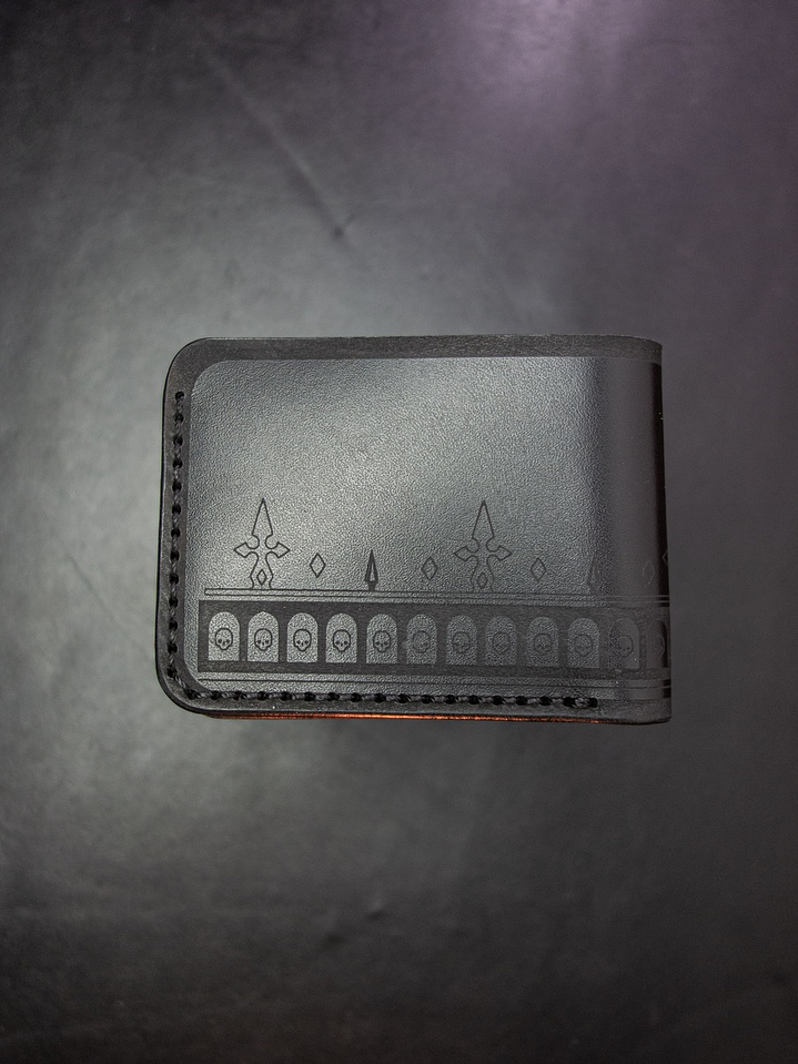 Billetera de Cuero – Homenaje a Warhammer 40K ⚔️🔥 6