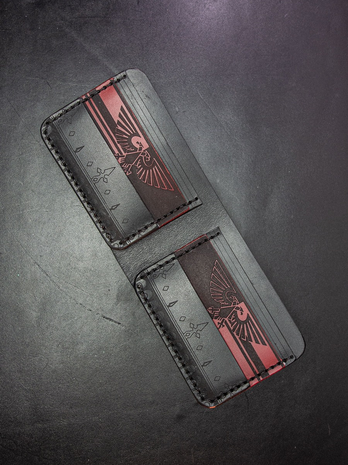 Billetera de Cuero – Homenaje a Warhammer 40K ⚔️🔥 4