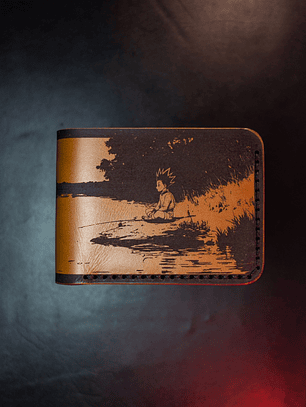 Billetera de Cuero – Hunter × Hunter (Gon) Conceptual
