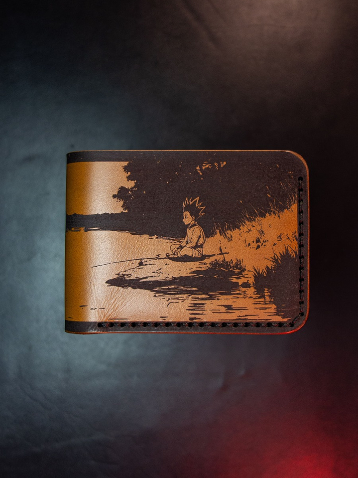 Billetera de Cuero – Hunter × Hunter (Gon) Conceptual 1