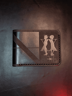 Billetera de Cuero – Inspiración Hunter × Hunter (Gon & Killua)