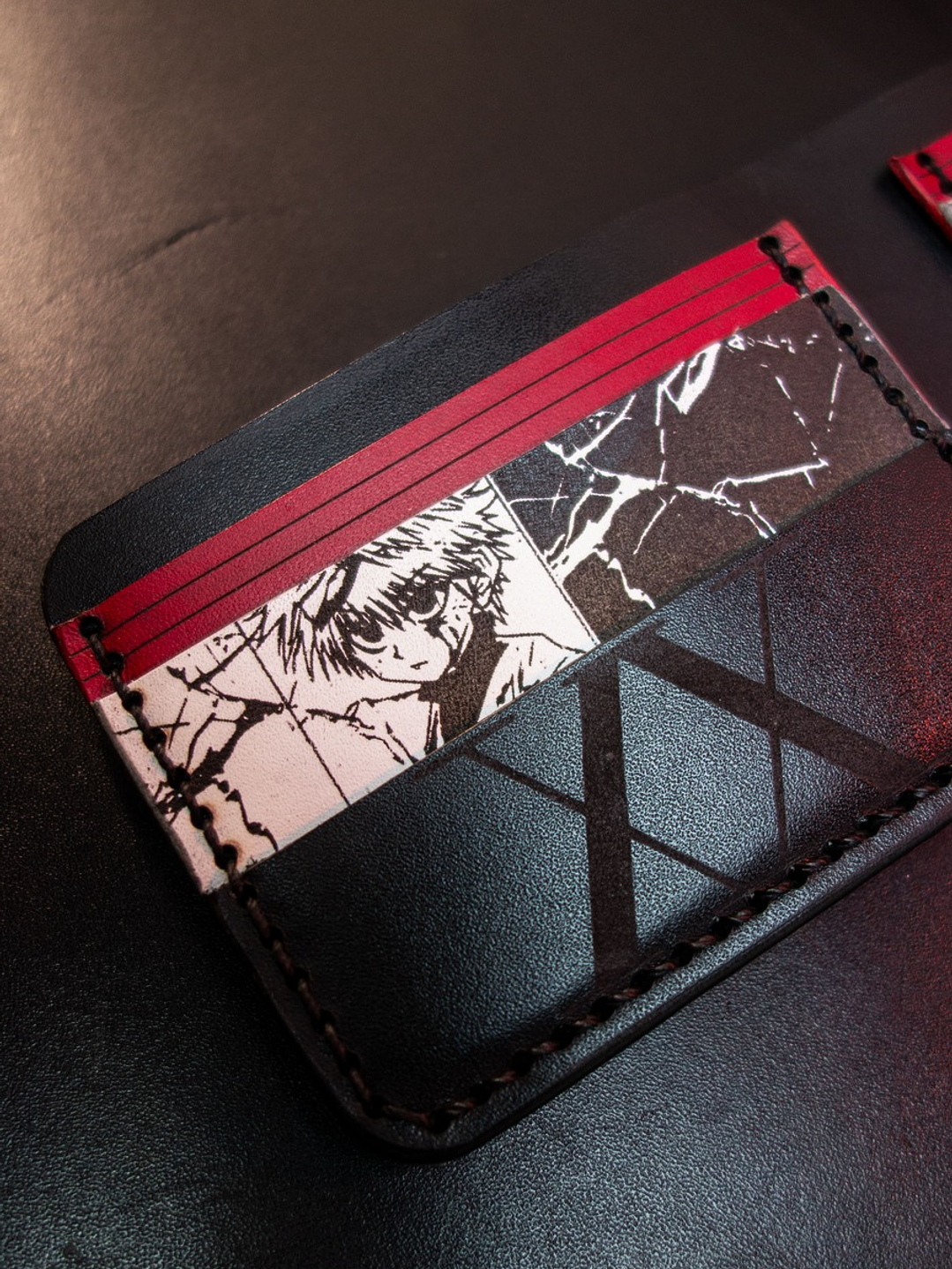 Billetera de Cuero – Inspiración Hunter × Hunter (Gon & Killua) 5