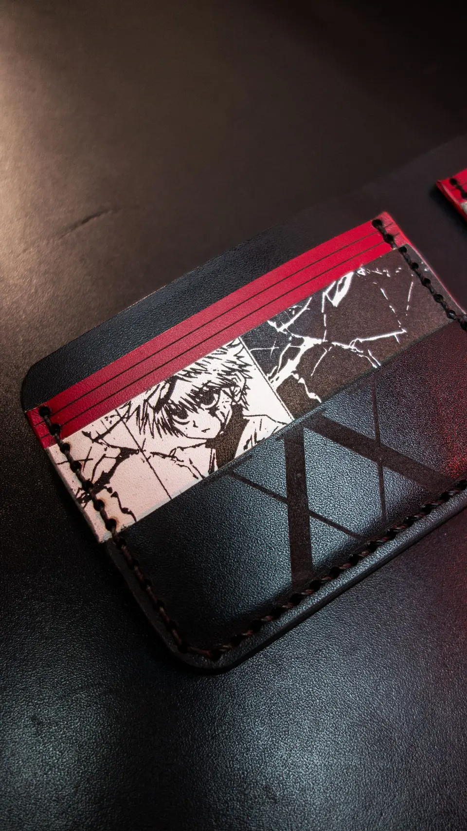 Billetera de Cuero – Inspiración Hunter × Hunter (Gon & Killua) 5