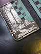 TARJETERO VERTICAL DE CUERO INSPIRADO EN SLYTHERIN - Miniatura 4