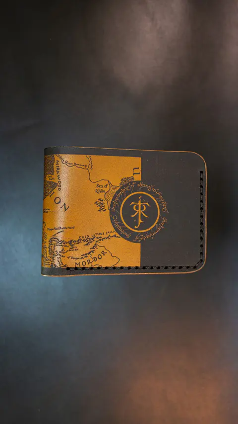 Billetera de Cuero – Tierra Media - Edición Cartográfica Conceptual 