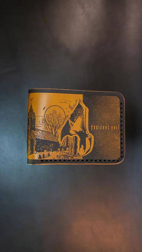 Billetera de Cuero – Homenaje a Resident Evil 4 | Edición Conceptual