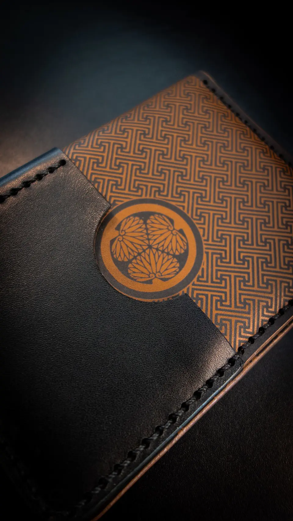 Porta Pasaporte de Cuero Conceptual Japón Feudal 7