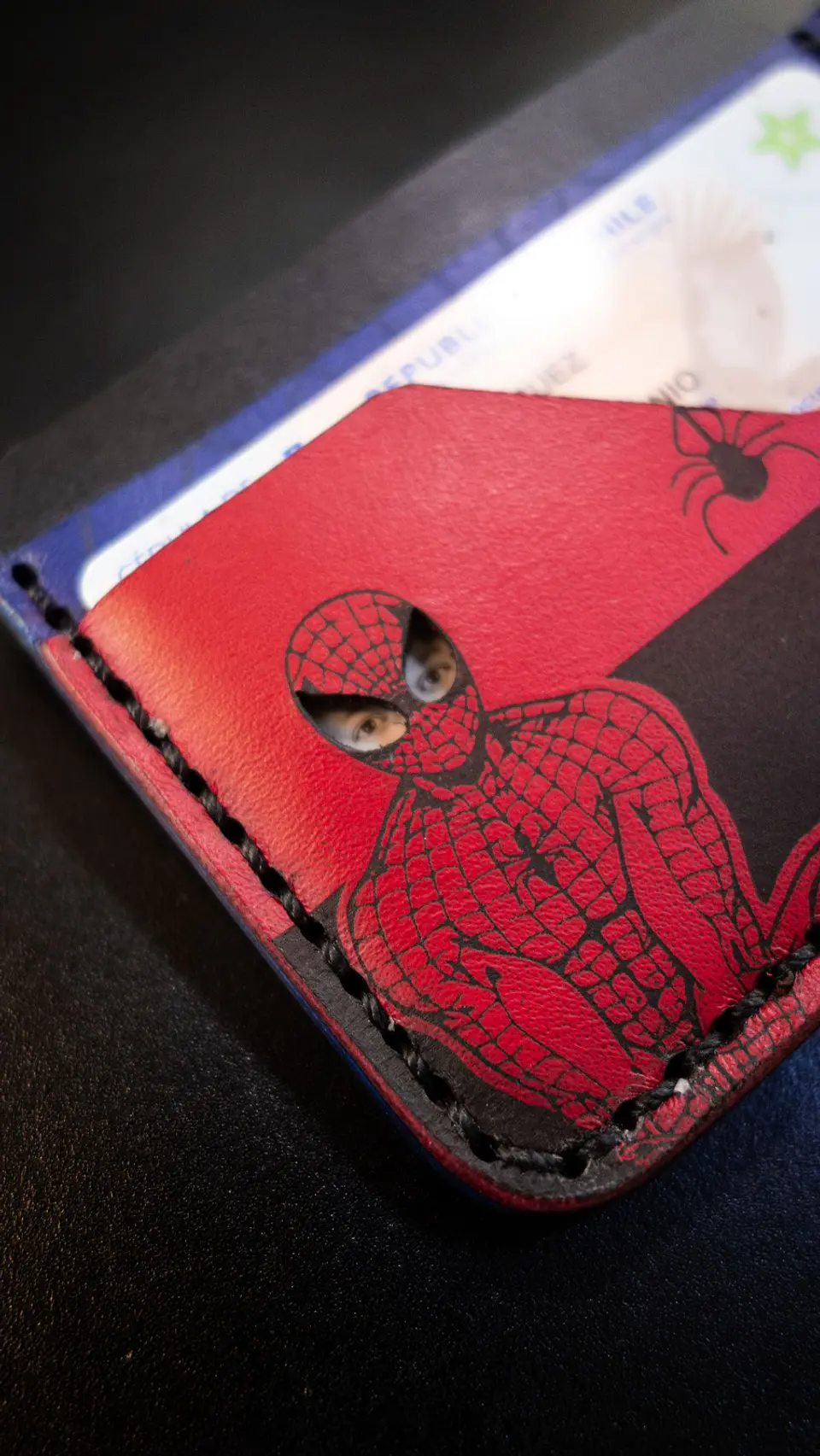 Billetera de Cuero conceptual - Homenaje Spider-Man 4
