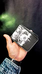 Billetera de cuero clásica Creepy Eyes - Miniatura 7