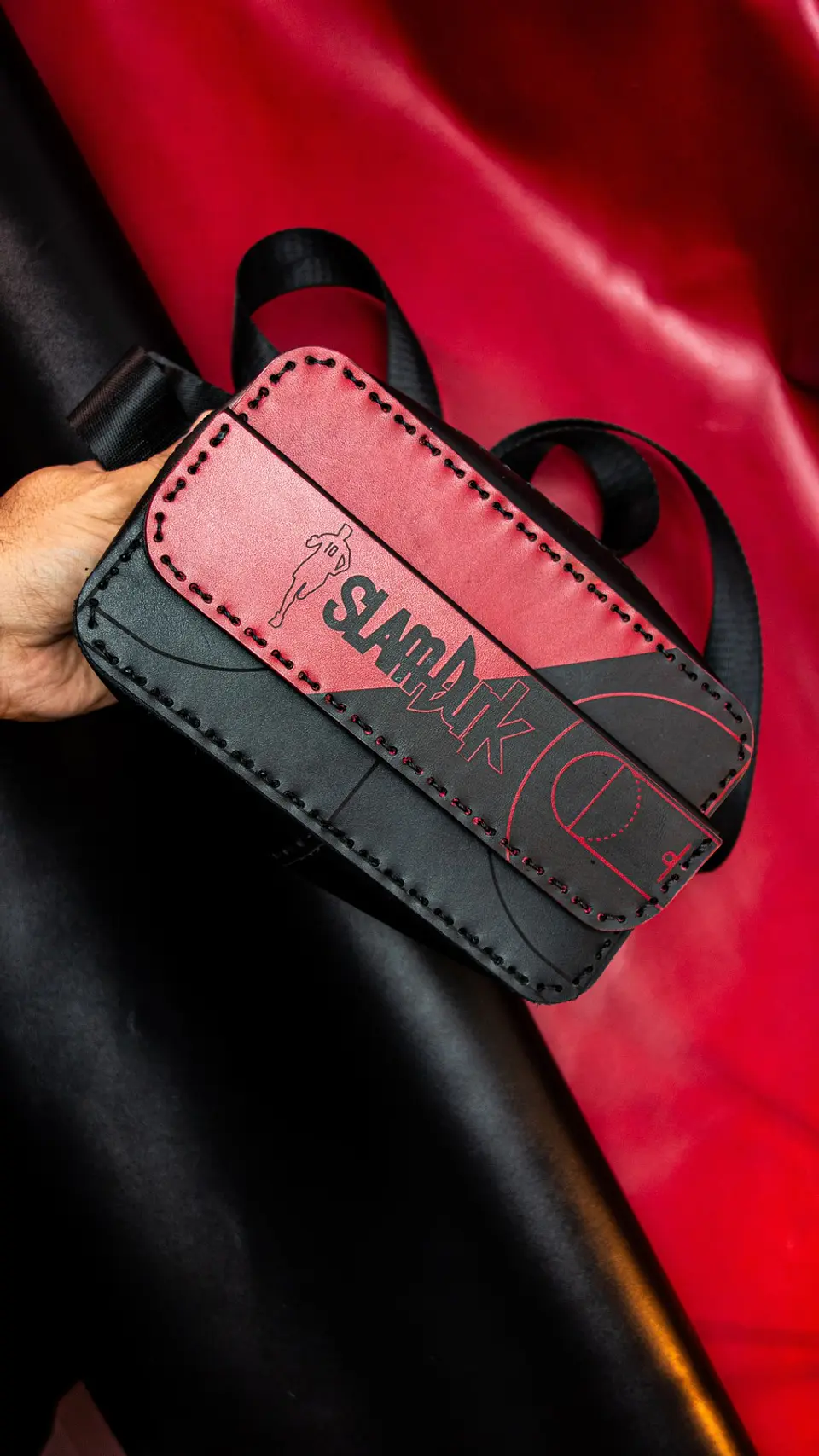 Bolso de cuero Slam Dunk – Diseño conceptual 1