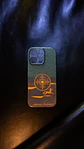 Carcasa de cuero para iPhone 16 Pro – Homenaje Rohirrim - Miniatura 1