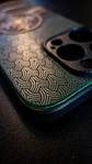 Carcasa de cuero para iPhone 16 Pro – Homenaje Rohirrim - Miniatura 4