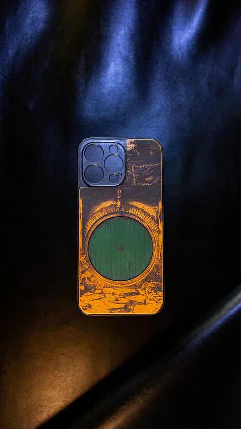 Carcasa de cuero para iPhone 16 Pro – La Puerta de la Comarca