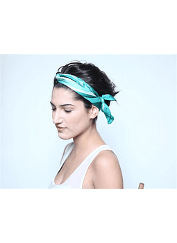 Turquoise Head Scarve