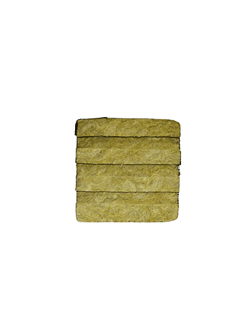 CUBO DE LANA DE ROCA 15X15CM - KASVI 1