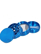 Moledor Aluminio 4 Partes 50Mm Bt Blue - Miniatura 1