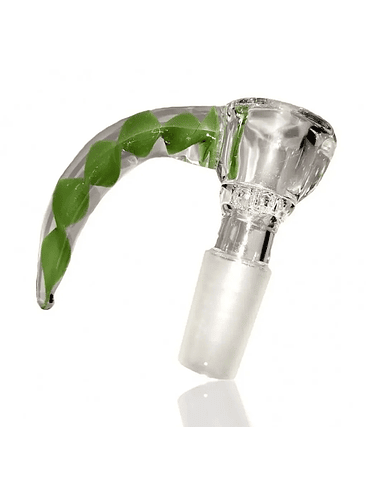 QUEMADOR BONG CUERNO MACHO 14MM GREEN 1