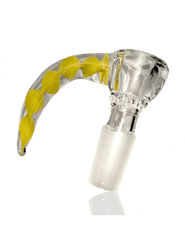 QUEMADOR BONG CUERNO MACHO 14MM YELLOW 1