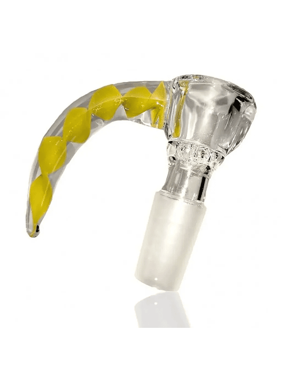 QUEMADOR BONG CUERNO MACHO 14MM YELLOW 1