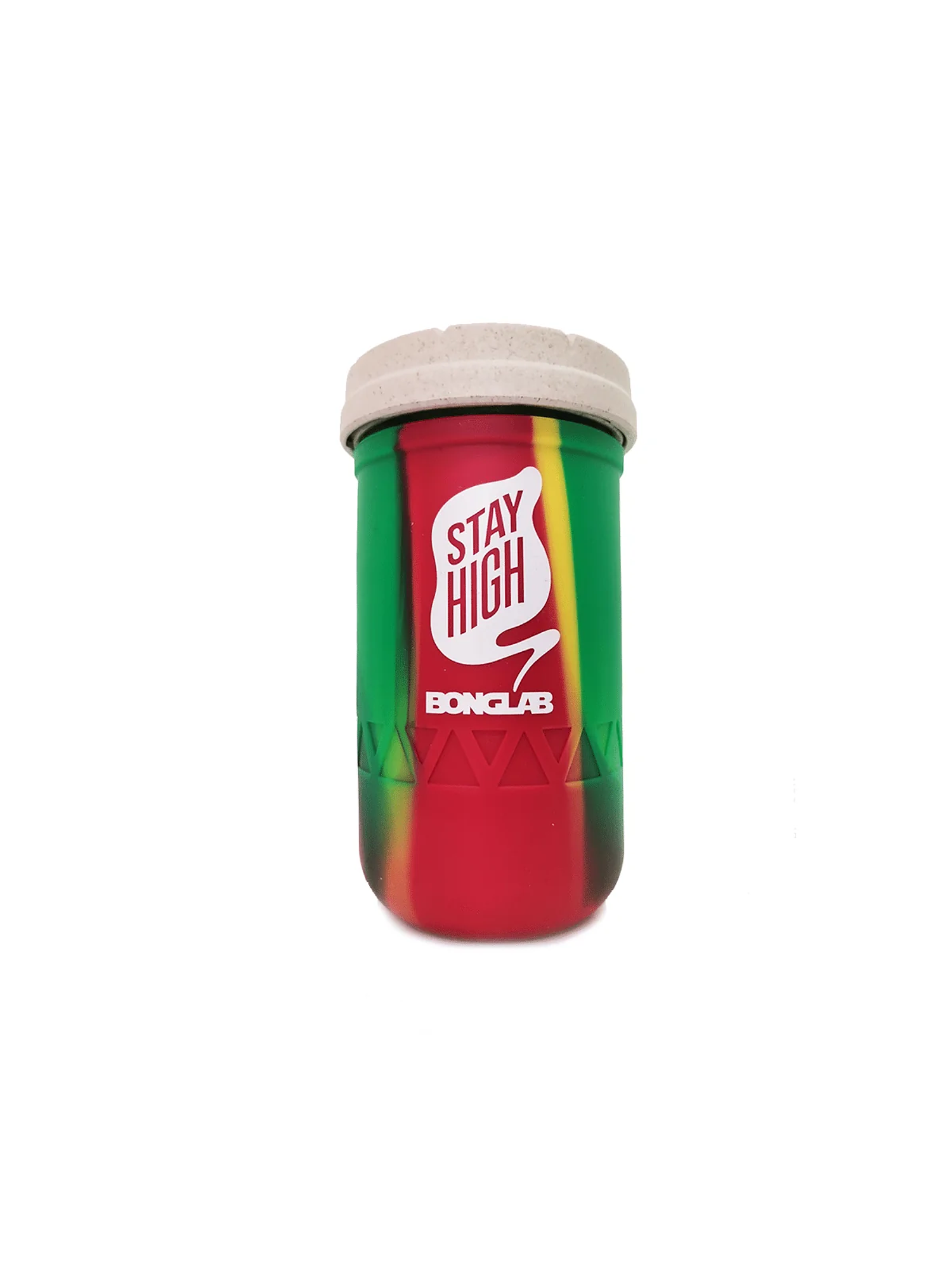 Jar Rasta Tie Dye 12Oz-Bonglab Re: Stash 1