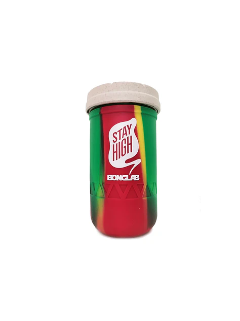 Jar Rasta Tie Dye 12Oz-Bonglab Re: Stash 1