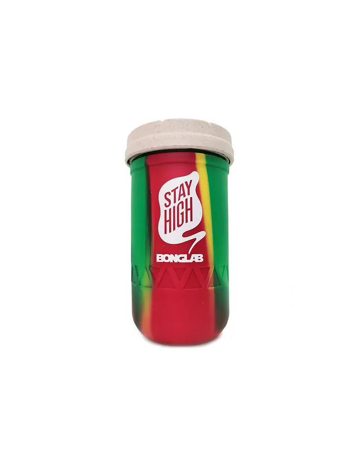 Jar Rasta Tie Dye 12Oz-Bonglab Re: Stash 1