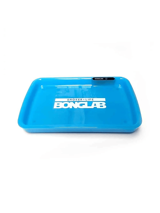 NEON TRAY BANDEJA ENROLADO LED AZUL-BONGLAB 1