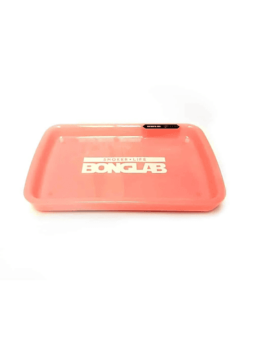 NEON TRAY BANDEJA ENROLADO LED ROSADA-BONGLAB 1