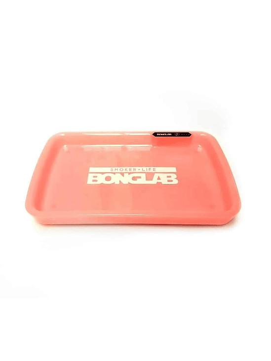 NEON TRAY BANDEJA ENROLADO LED ROSADA-BONGLAB 1