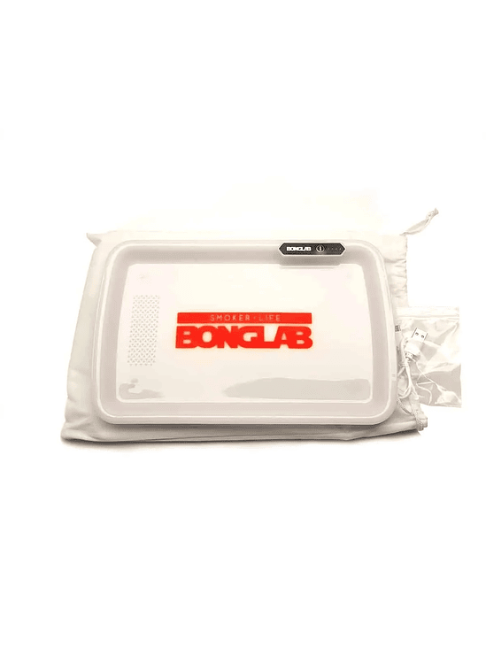 NEON TRAY BANDEJA ENROLADO LED BLANCA-BONGLAB 2