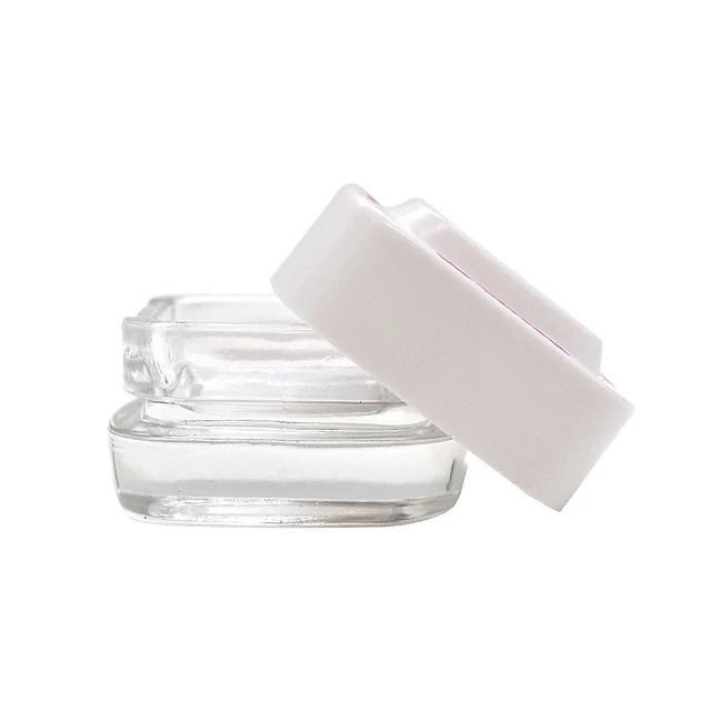 Contenedor Extractos Clear Tapa Blanca 4Ml-Bonglab