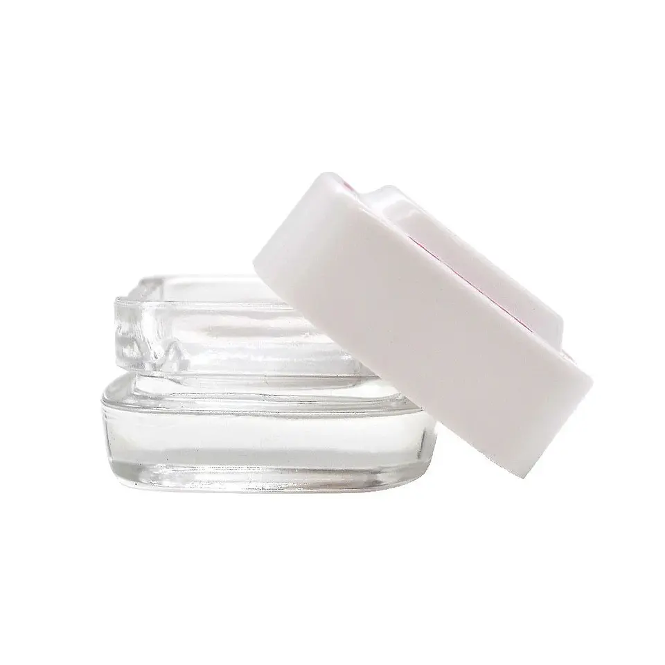 Contenedor Extractos Clear Tapa Blanca 4Ml-Bonglab 3