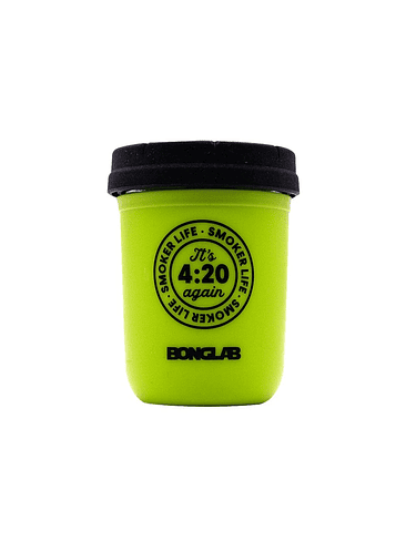 JAR ELECTRIC GREEN 8OZ-RE: STASH 1