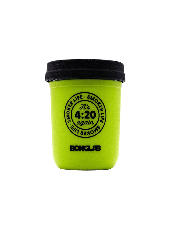 JAR ELECTRIC GREEN 8OZ-RE: STASH 1