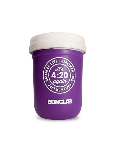 JAR MORADO 8OZ-BONGLAB RE: STASH 1