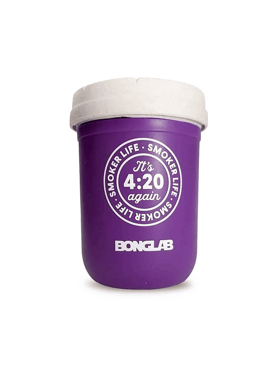 JAR MORADO 8OZ-BONGLAB RE: STASH 1