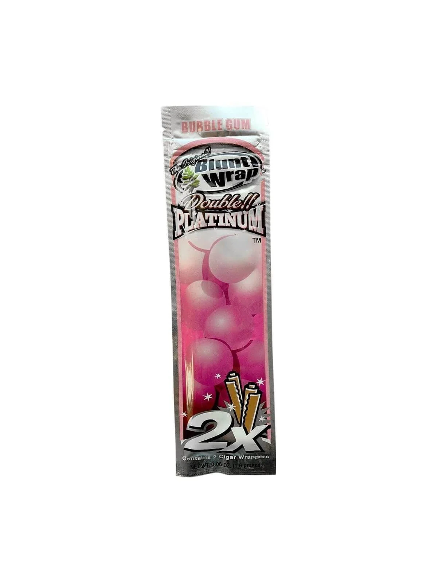 Platinium X2 Bubble Gum 1U- Blunt Wrap 1