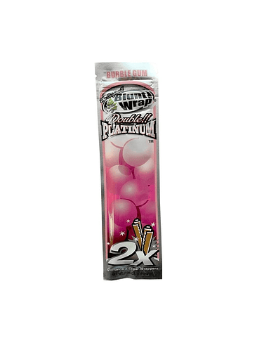 PLATINIUM X2 BUBBLE GUM 1U- BLUNT WRAP 1