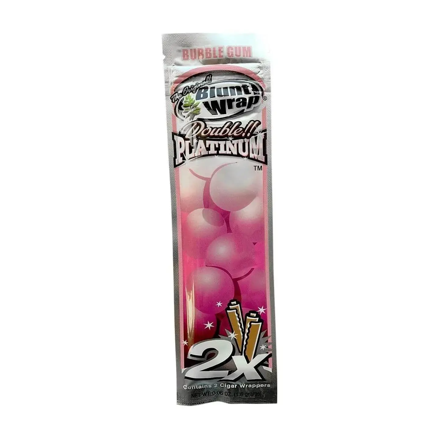 Platinium X2 Bubble Gum 1U- Blunt Wrap 1