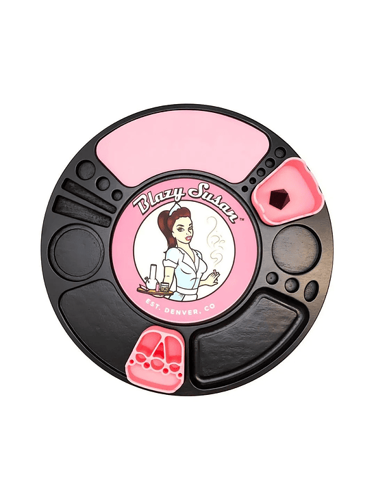 BANDEJA GIRATORIA MADERA ABEDUL PINK-BLAZY SUSAN 1