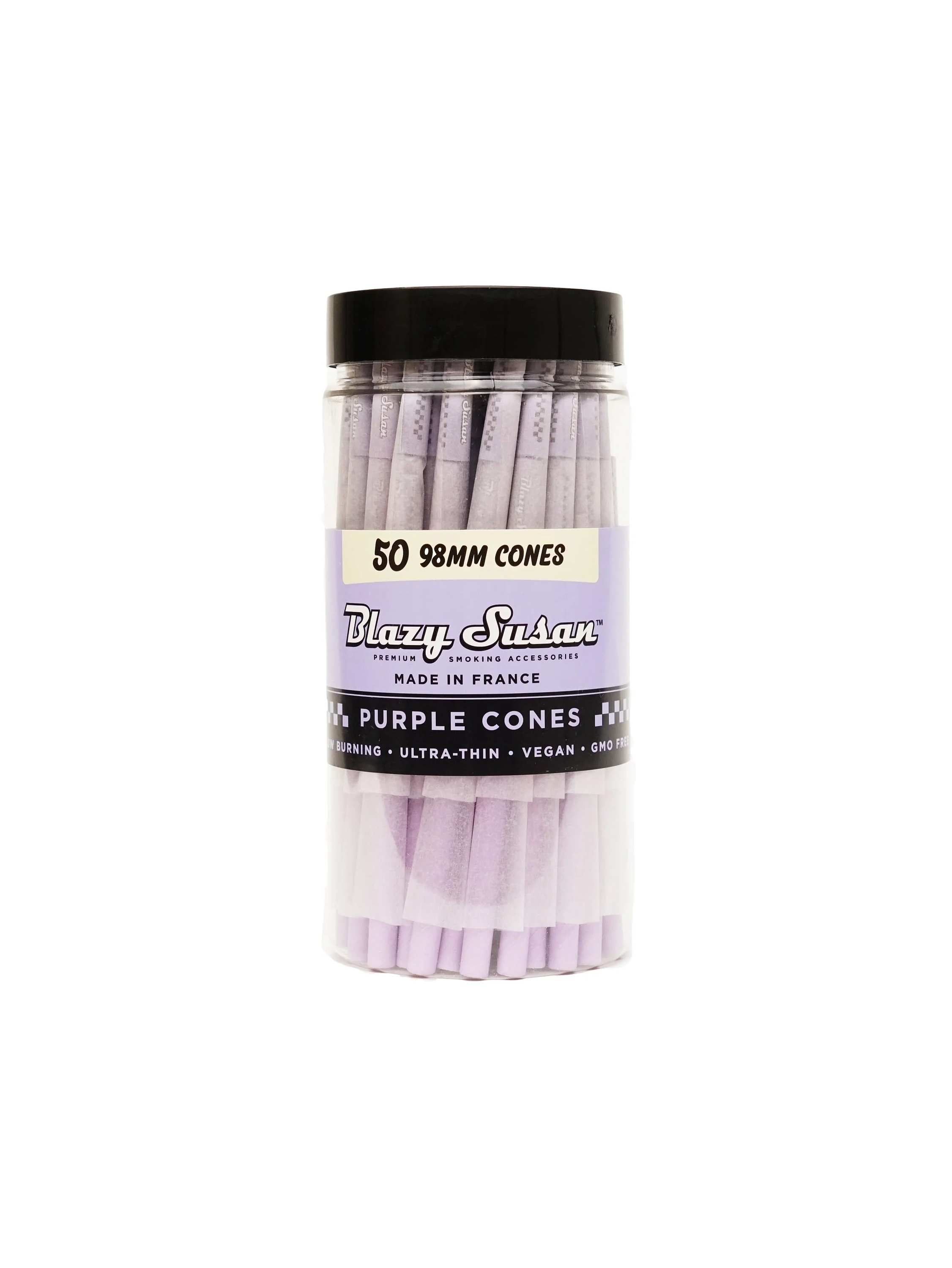 Conos Pre Roll Purple 98Mm Jar 50U-Blazy Susan 1