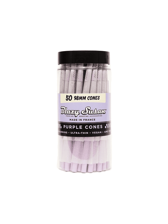 CONOS PRE ROLL PURPLE 98MM JAR 50U-BLAZY SUSAN 1