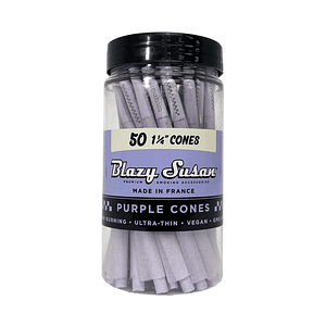 Conos Pre Roll Purple 1 1/4 Jar 50U-Blazy Susan
