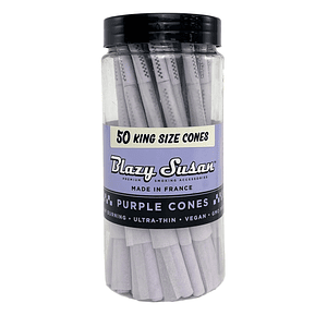 Conos Pre Roll Purple King Size Jar 50U-Blazy Susan