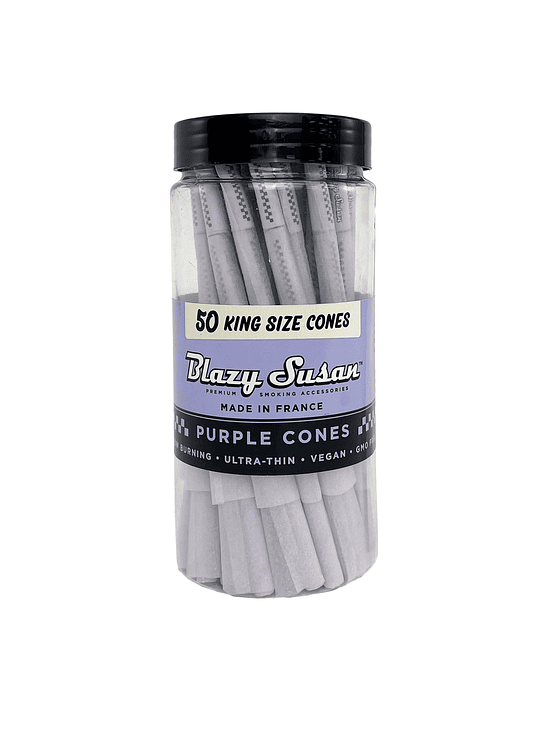 CONOS PRE ROLL PURPLE KING SIZE JAR 50U-BLAZY SUSAN 1