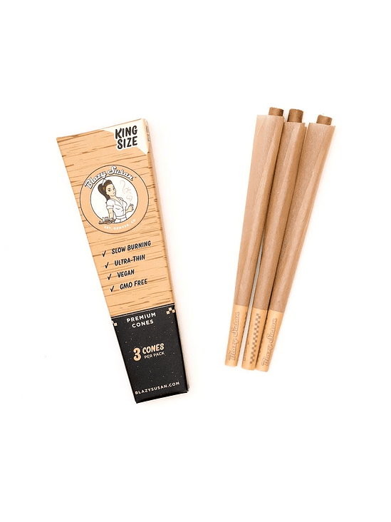 CONOS PRE ROLL UNBLEACHED KING SIZE PACK 3U-BLAZY SUSAN 1