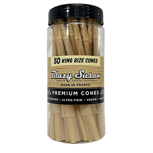 Conos Pre Roll Unbleached King Size Jar 50U-Blazy Susan