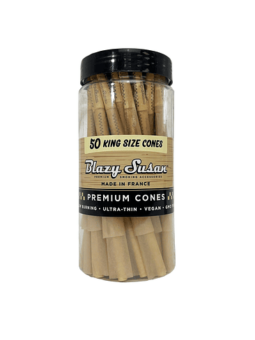CONOS PRE ROLL UNBLEACHED KING SIZE JAR 50U-BLAZY SUSAN 1