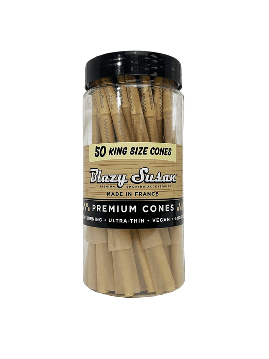 CONOS PRE ROLL UNBLEACHED KING SIZE JAR 50U-BLAZY SUSAN 1